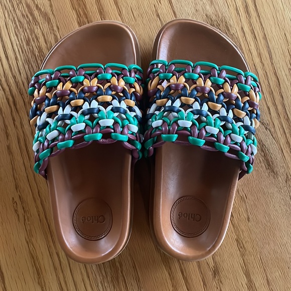 Chloe Wavy Platform Sandals 36 - Picture 8 of 14